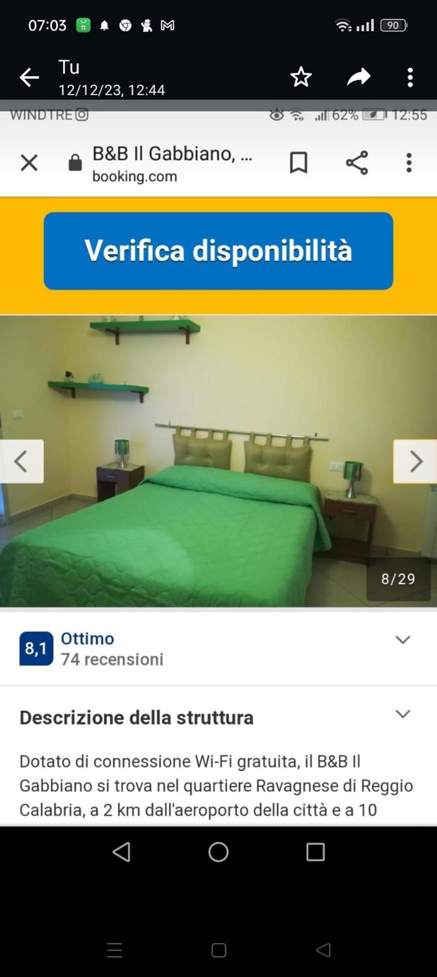 B&B Il Gabbiano Reggio di Calabria Eksteriør bilde